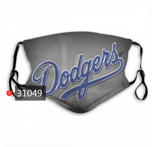 2020 Los Angeles Dodgers Dust mask with filter 33->mlb dust mask->Sports Accessory